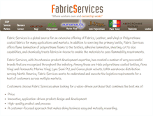 Tablet Screenshot of fabserv.com